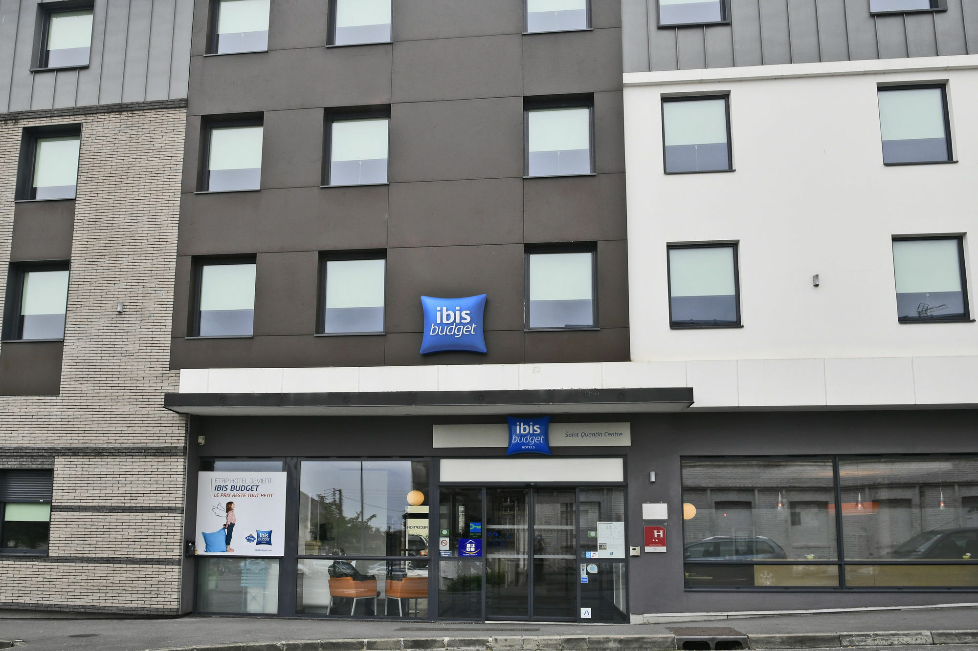 Ibis Budget Saint-Quentin Centre Gare Bagian luar foto